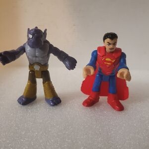 Fisher-Price Imaginext DC Super Friends Orc Dragon Warrior And Superman